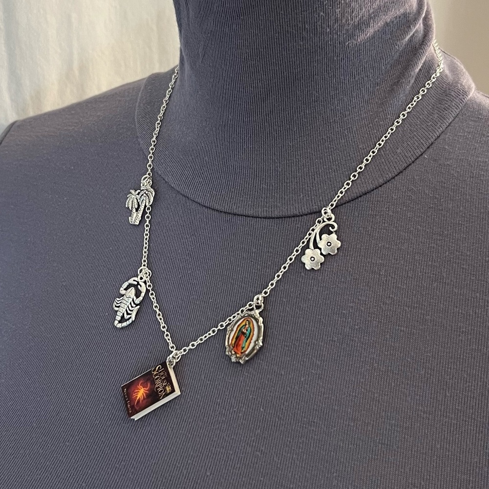 House of the Scorpion by Nancy Farmer Handmade Literature Necklace, Book Cover - Picture 4 of 15